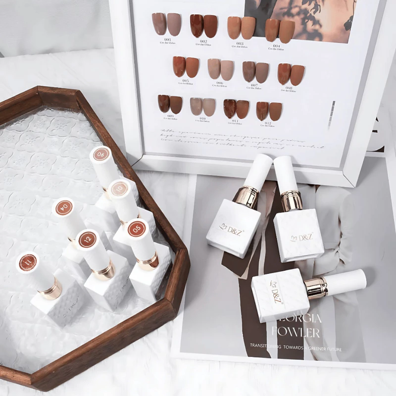 Kit Coleção Esmalte em Gel Cacau D&Z em Tons Terrosos — foto 4