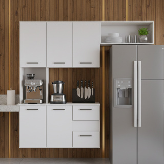 Cozinha Compacta Multiuso com Ótimo Aproveitamento de Espaço em Oferta na Shopee