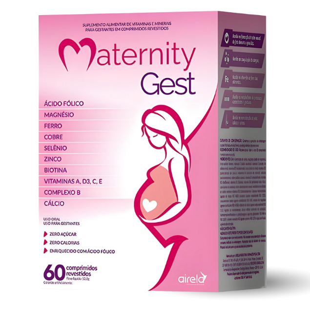 Suplemento para Gestantes Maternity Gest Airela com 60 comprimidos
