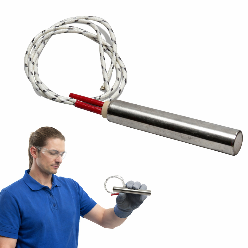 Resistência Cartucho 300W 1/2" 12.7x80mm Hot Stamping Prensa 110v 220v