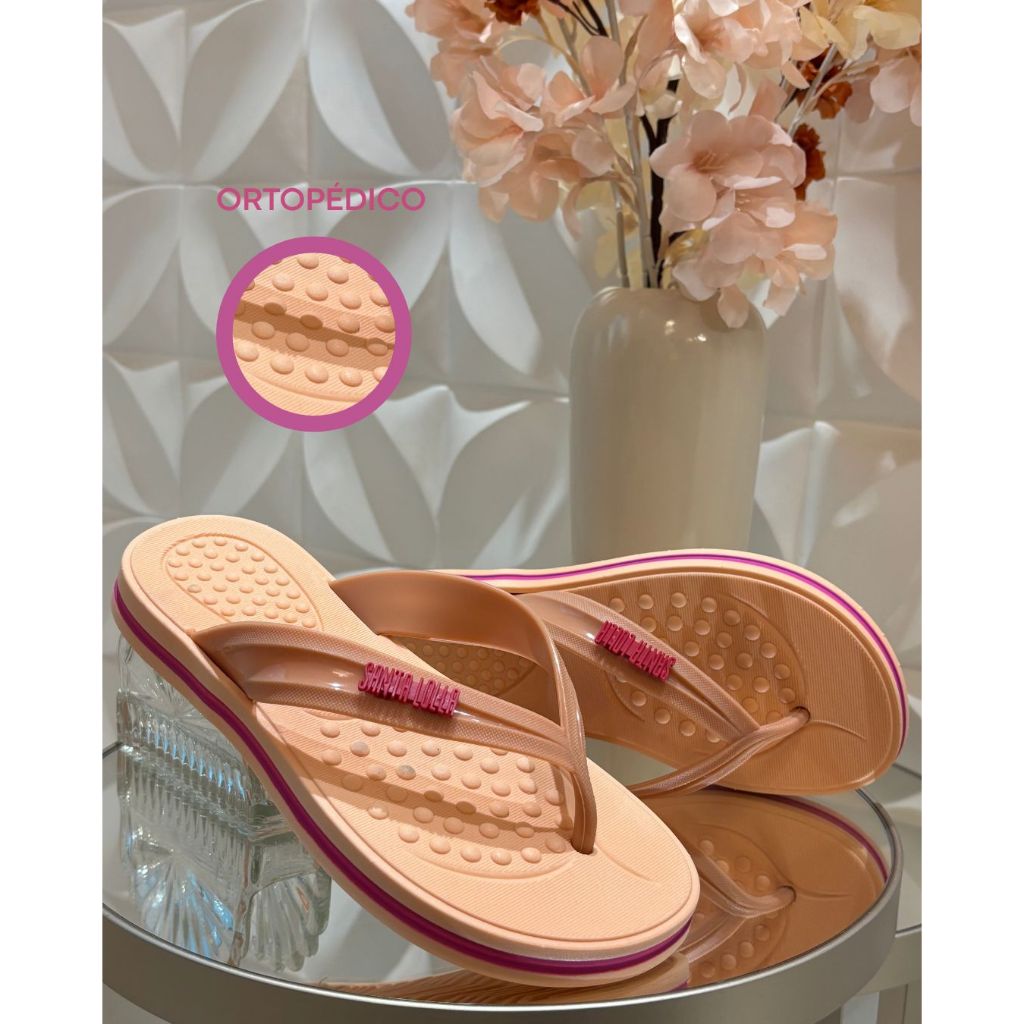 Sandalia Chinelo Feminino Ortopedico Antiderrapante Lançamento Promoçao  Moda Verao Sol Praia