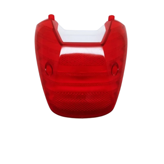 Lente lanterna Bros 125 2013 a 2015 Bros 150 2009 a 2014 Fan 125 2009 a 2013 Titan 150 2004 a 2008 vermelha com vigia