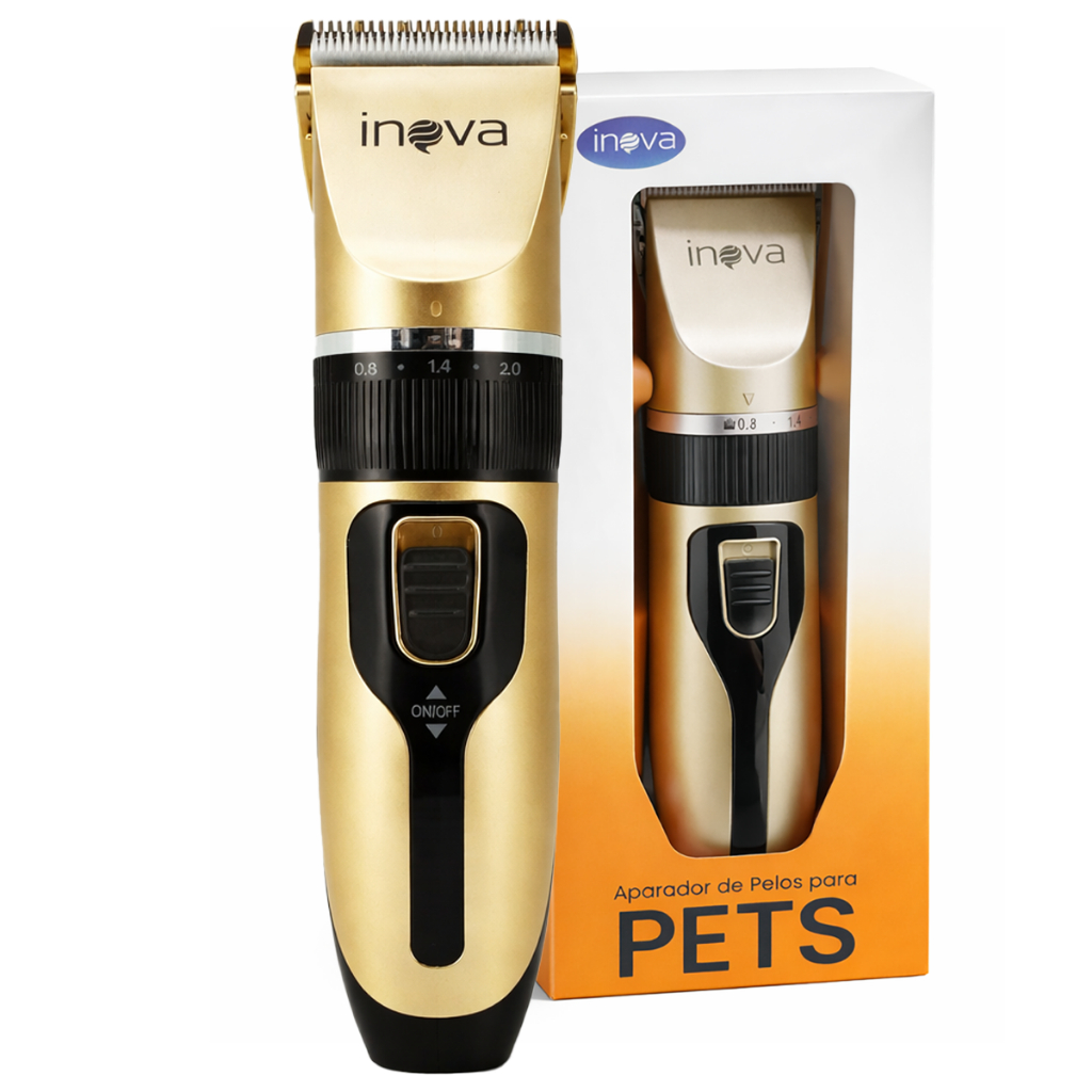 Máquina De Tosa Pet Cães Gatos Profissional Silenciosa Inova Recarregável em Oferta na Shopee