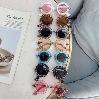 Óculos de Sol Infantil Redondo Fashion Estilo Divertido para Crianças – Cores Sortidas