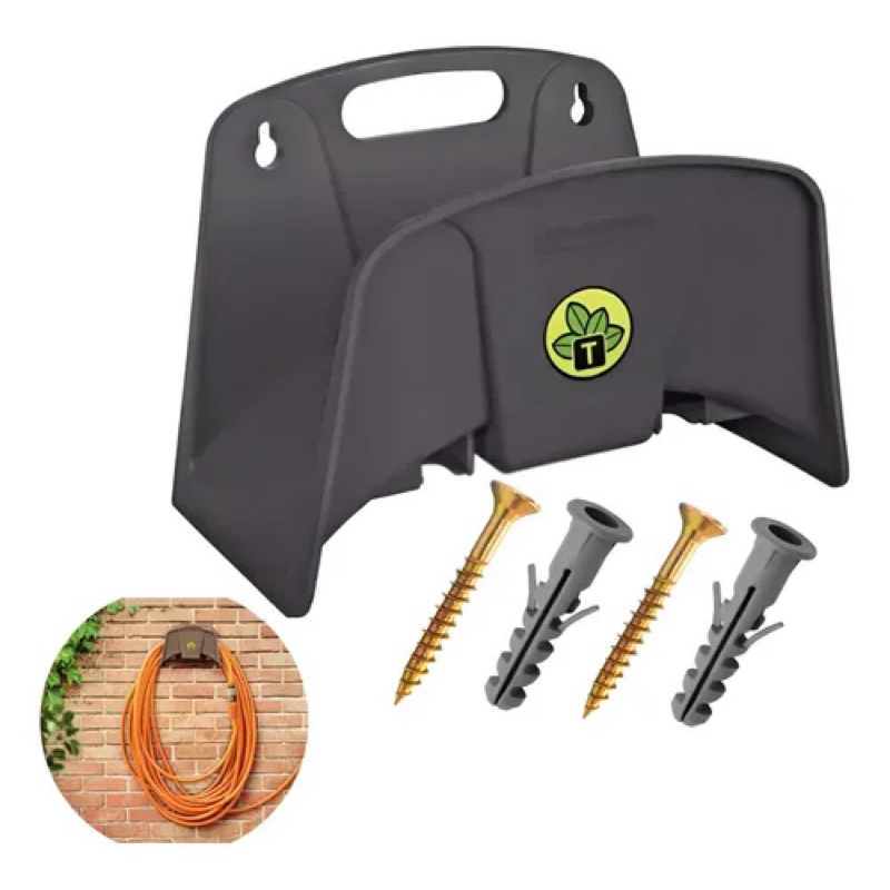 Suporte de Mangueira Jardim Plástico + Parafuso e Bucha - Tramontina suporte pra mangueira em Oferta na Shopee