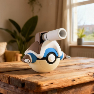 Pokebola Mega Blastoise – Impressão 3D • Colecionável • PLA Biodegradável • Alta Qualidade - Pokemon