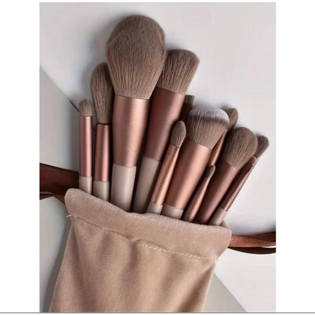 Kit 13 Pçs Pincéis De Maquiagem Contorno Kabuki Profissional em Oferta na Shopee