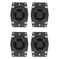 Kit 4 Alto Falante 4pol Bomber Bbr4 Triaxial 120w Rms 4 Ohms