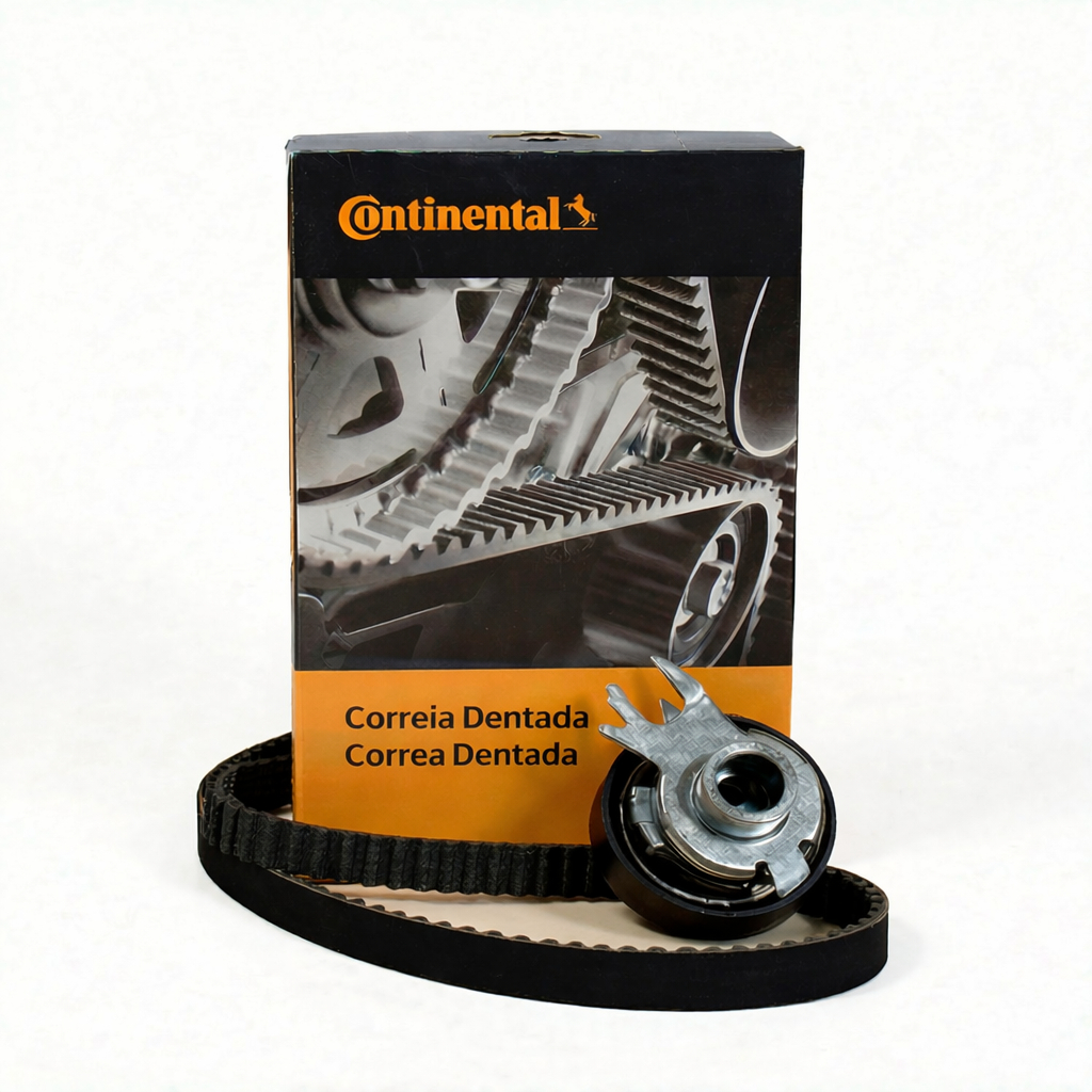 Kit Correia Dentada e Tensor Gol G2 G3 G4 G5 1.0 1.6 8v AT Power EA111 2008 2009 2010 2011 2012 HNBR