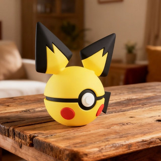 Pokebola Pichu – Impressão 3D • Colecionável • PLA Biodegradável • Alta Qualidade - Pokemon
