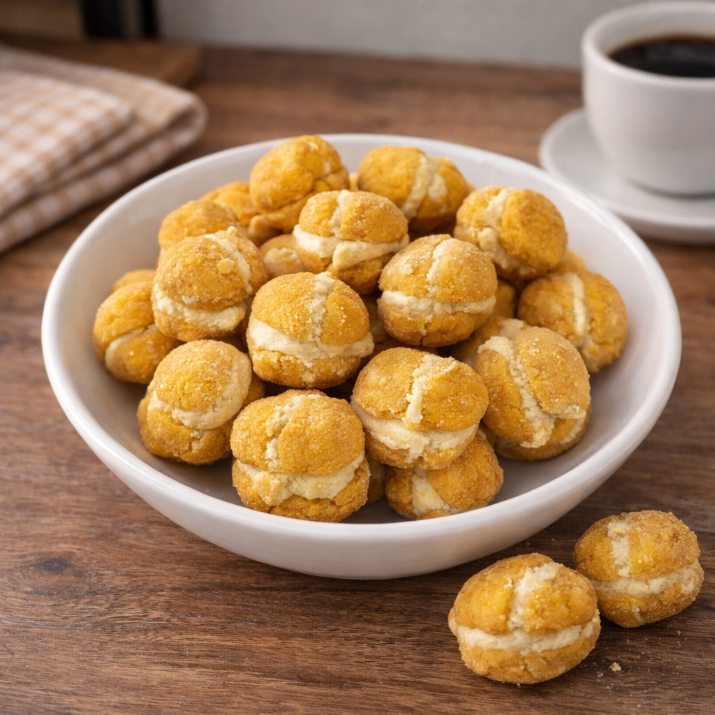 Biscoito Casadinho de Café com Leite Ninho 500g ideal  para Lanches e Sobremesas Sabor Doce