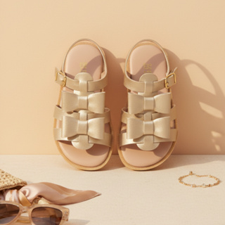 Sandália Infantil Dourada Passeio Mocinha Batizado Escola Menina Feminina Casamento Moda em Oferta na Shopee