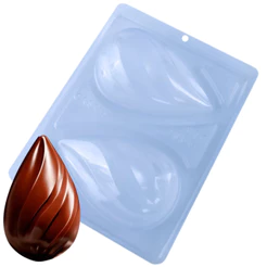 Forma Silicone Chocolate Ovo Páscoa Elegance 250g 10602 BWB