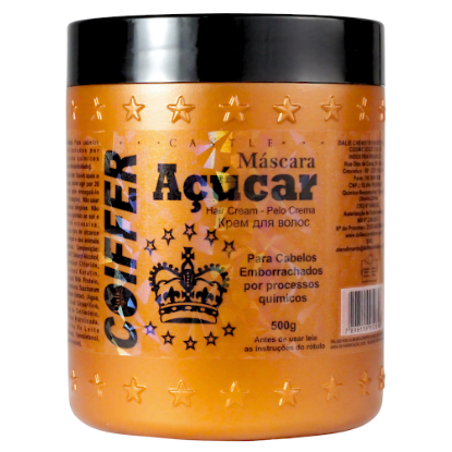 MASCARA DE AÇUCAR COIFFER 500G (RECONSTRUÇÃO P/ CABELOS EMBORRACHADOS) em Oferta na Shopee