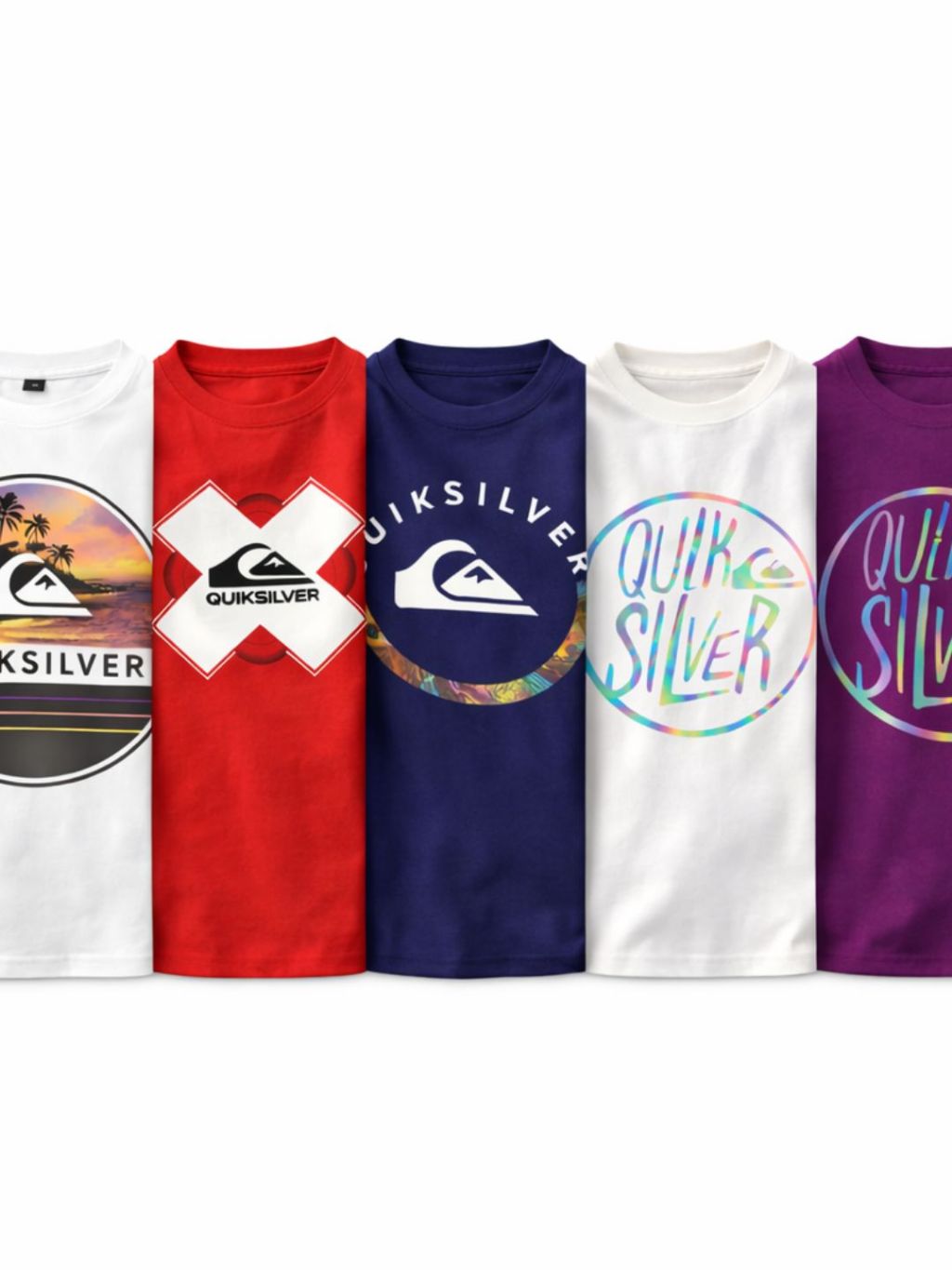 Camiseta Masculina Camisa Blusa Kit 100% Algodão Academia Surf Skate Lazer Rua Quiksilver Marcas