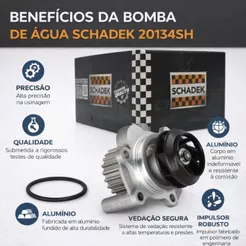 Bomba Dágua A3 Bora Golf Beetle Passat Variant Polo 1.8 2.0 Schadek 20134SH