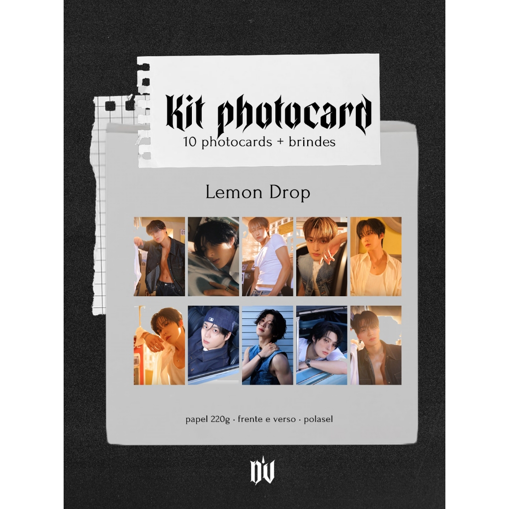 Kit Photocards Fan-made - Lemon Drop - Ateez