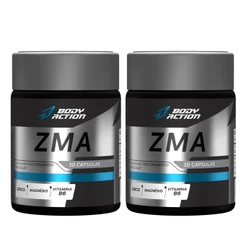 Kit 2x ZMA Zinco Magnésio Vitamina B6 Super Concentrado Bodyaction