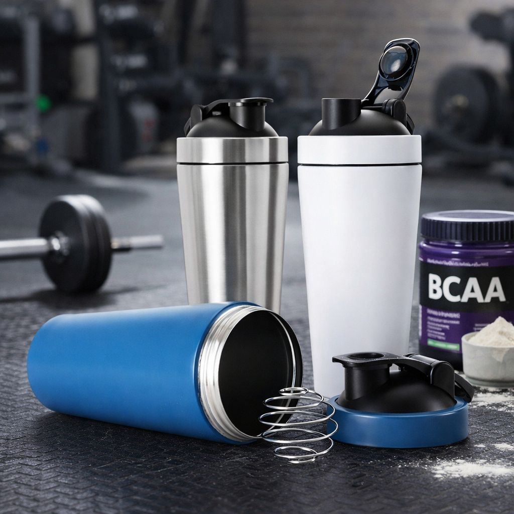 Coqueteleira Térmica 900ml com Mola Para Academia Shake para Whey em Oferta na Shopee