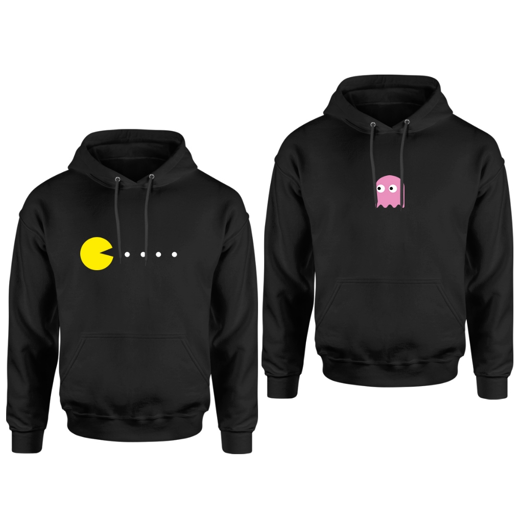Kit Conjunto Moletons Casal Pac-Man Joguinho Nostálgico