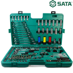 Jogo Ferramentas Sata 190 Peças St109543 Prateado