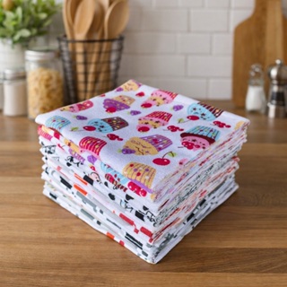 Kit 10 Pano De Pia Para Limpeza Flanela Microfibra Multiuso Casa e Carro Alta Absorção em Oferta na Shopee