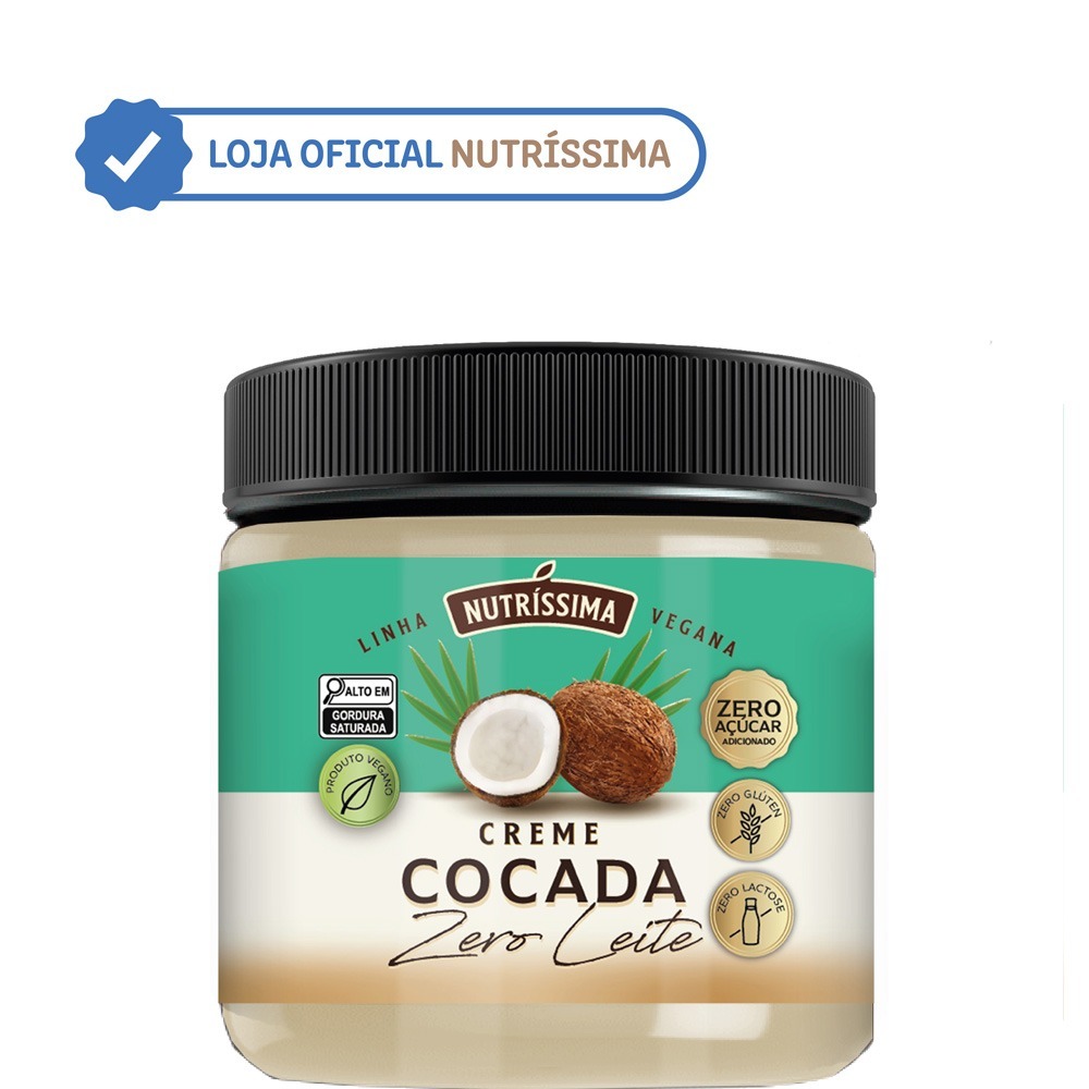 Creme Cocada Zero Leite 450g