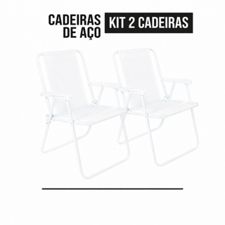 Kit 2 Cadeiras Brancas Dobráveis – Mor – Piscina, Resistência e Conforto em Dobro em Oferta na Shopee