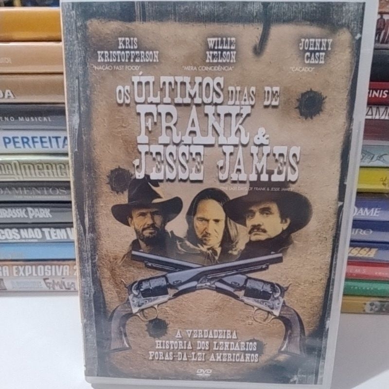 DVD Os Últimos Dias de Frank & Jesse James. ORIGINAL.