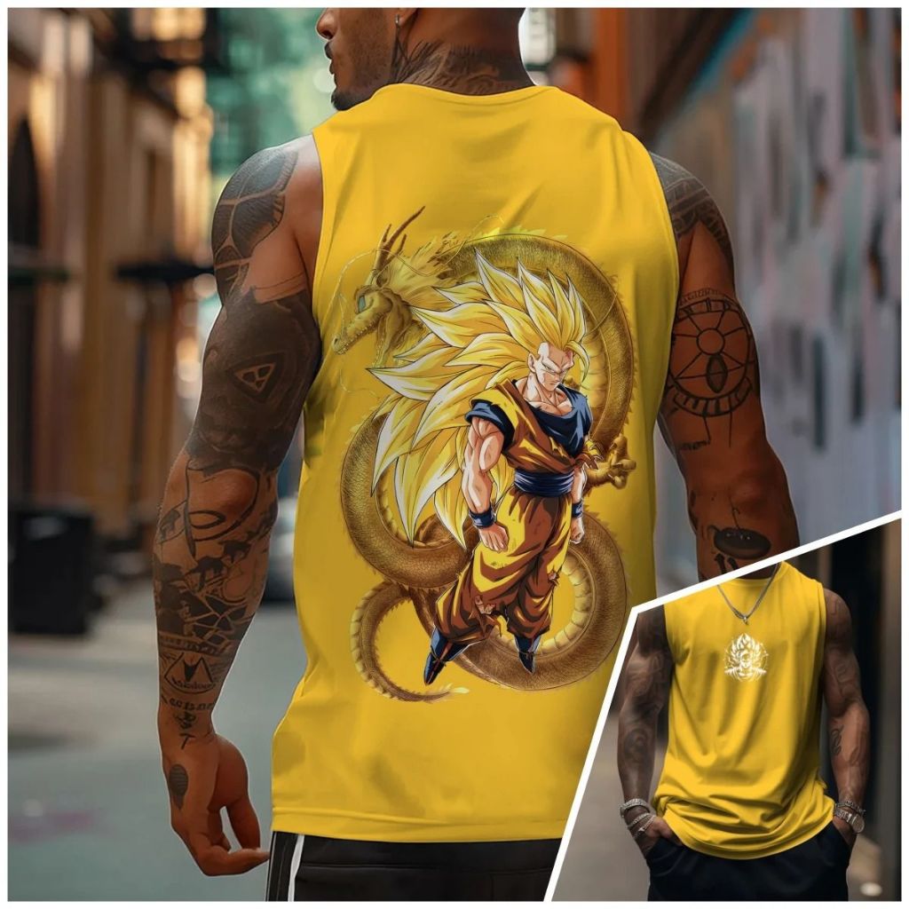 Regata Anime Guerreiro Z Aftersoul Unissex Streetwear 100% Algodão P ao G6