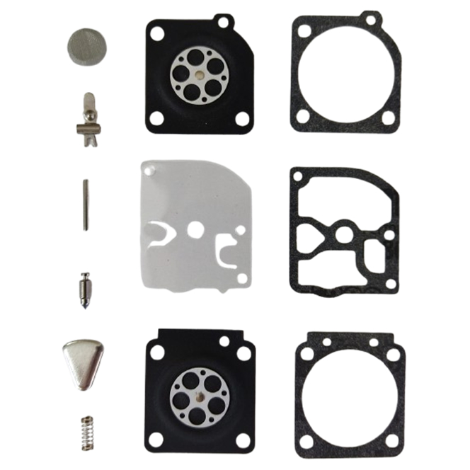 Kit Reparo Carburador Zama Rb69 Completo Motosserra Stihl 192T Aparador Cerca Viva Husqvarna 123 325