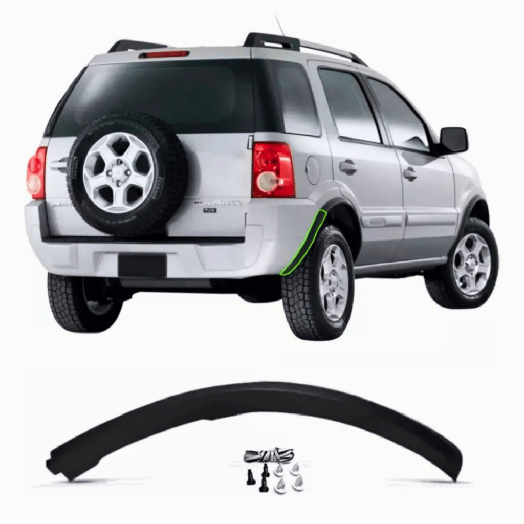 MOLDURA PARACHOQUE TRASEIRO ECOSPORT 2003 A 2012 DIREITA (ALARGADOR) em Oferta na Shopee