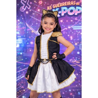 FANTASIA KPOP DEMON HUNTERS RUMI JACKET 3 PEÇAS em Oferta na Shopee