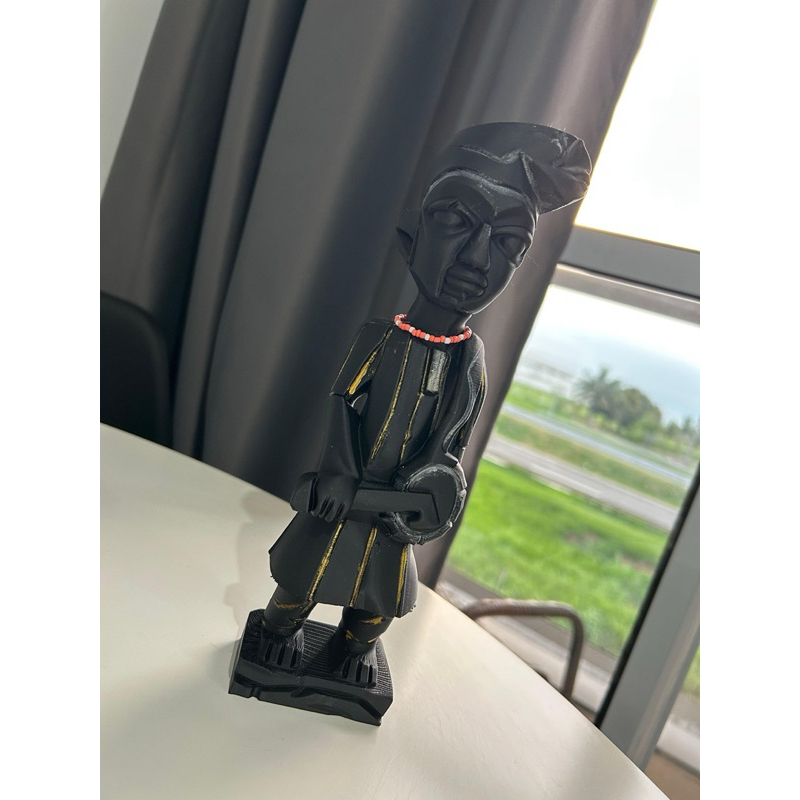 Òrìsà Àyán| Ayan |Ayan Agalu | Escultura Imagem Africana 3D - Ere Orixa Àyán | Umbanda Candomble 25cm *NAO É MADEIRA*