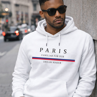 Blusa Moletom Canguru Paris Algodão Premium Capuz Estilo Casual Conforto em Oferta na Shopee