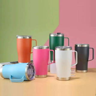 Copo Caneca Térmica 600ml Com Tampa Praia em Oferta na Shopee