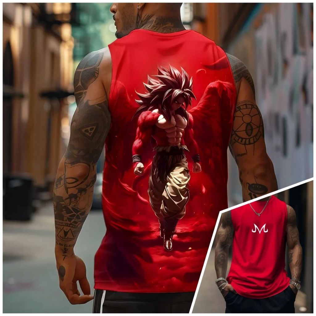 Regata Aftersoul Streetwear Anime Gok Dark Unissex do P ao GG 100% Algodão