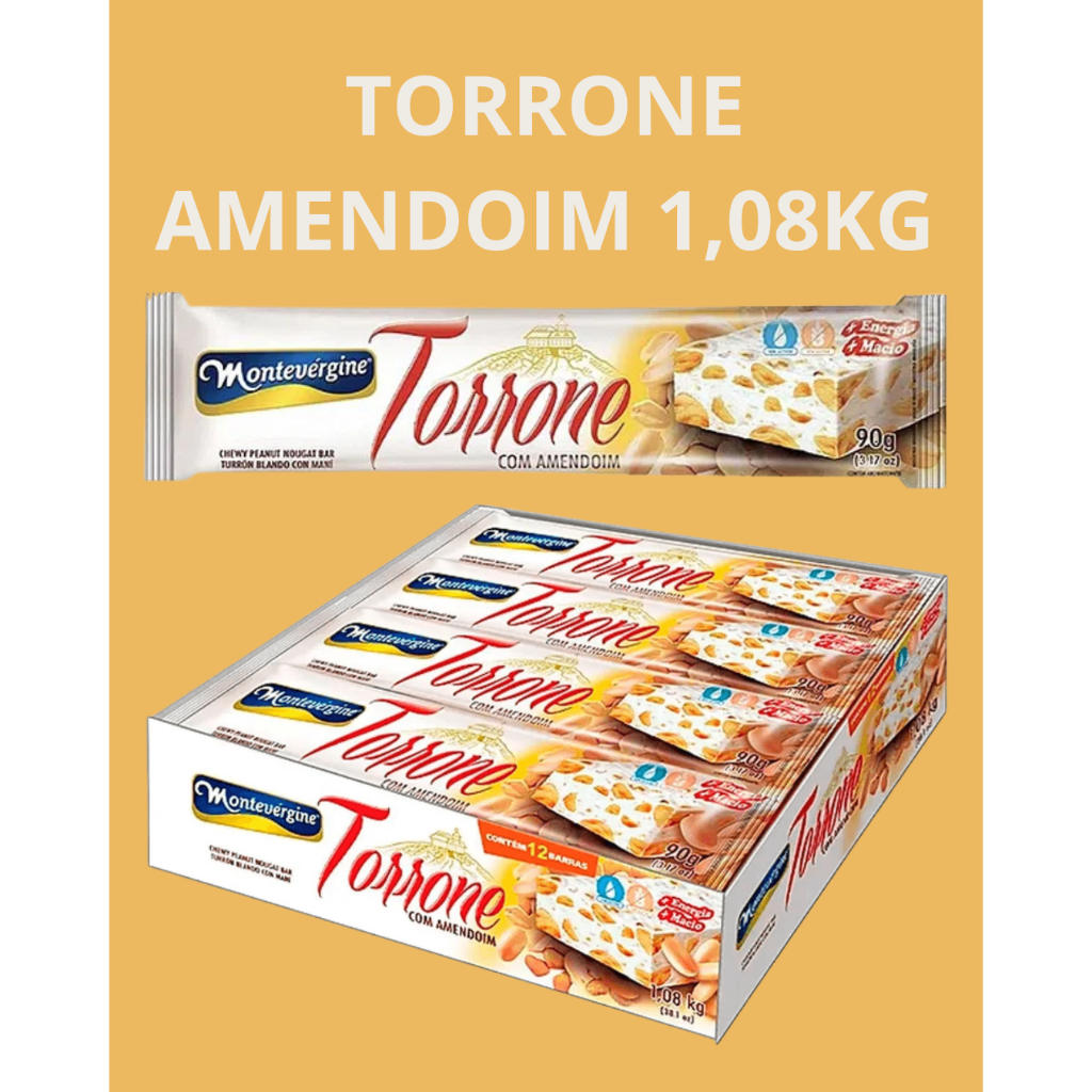 Torrone de Castanha de Caju - 1.08kg