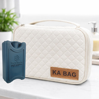 Porta Insulina Estojo Case Luxo Impermeável Couro Sintético Térmico com Gelo Artificial em Oferta na Shopee