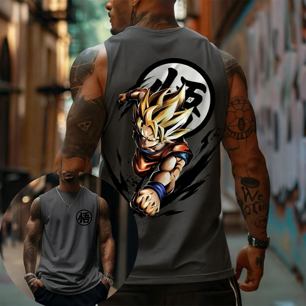 Regata Aftersoul Anime Dragon Gok Power Unissex Streetwear 100% Algodão P ao GG