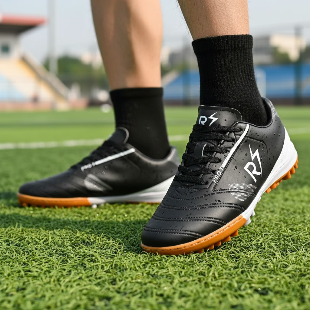 Chuteira Society Promoção 34 ao 43 Preto/Laranja/Pink/Branco Costurada Resistente Pro 7 Envio Rapido