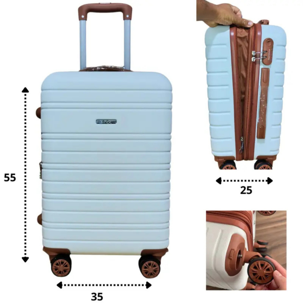 Mala De Bordo 8KG - 9KG -10KG ABS Com Senha Mala De Viagem 10 Kilos Com Roda ANAC Padrao Promoção