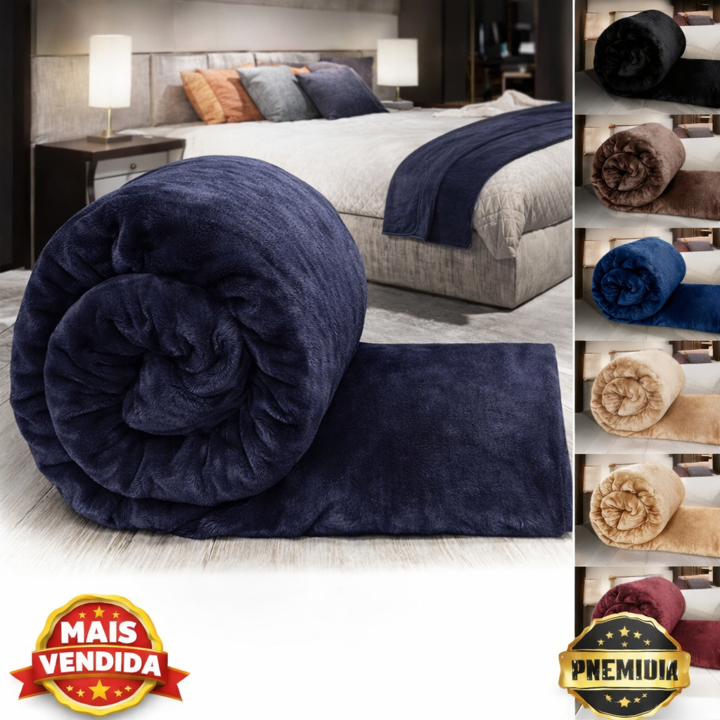 Coberta Manta Microfibra Para Casal 1.80x2.00 Quentinhas em Oferta na Shopee