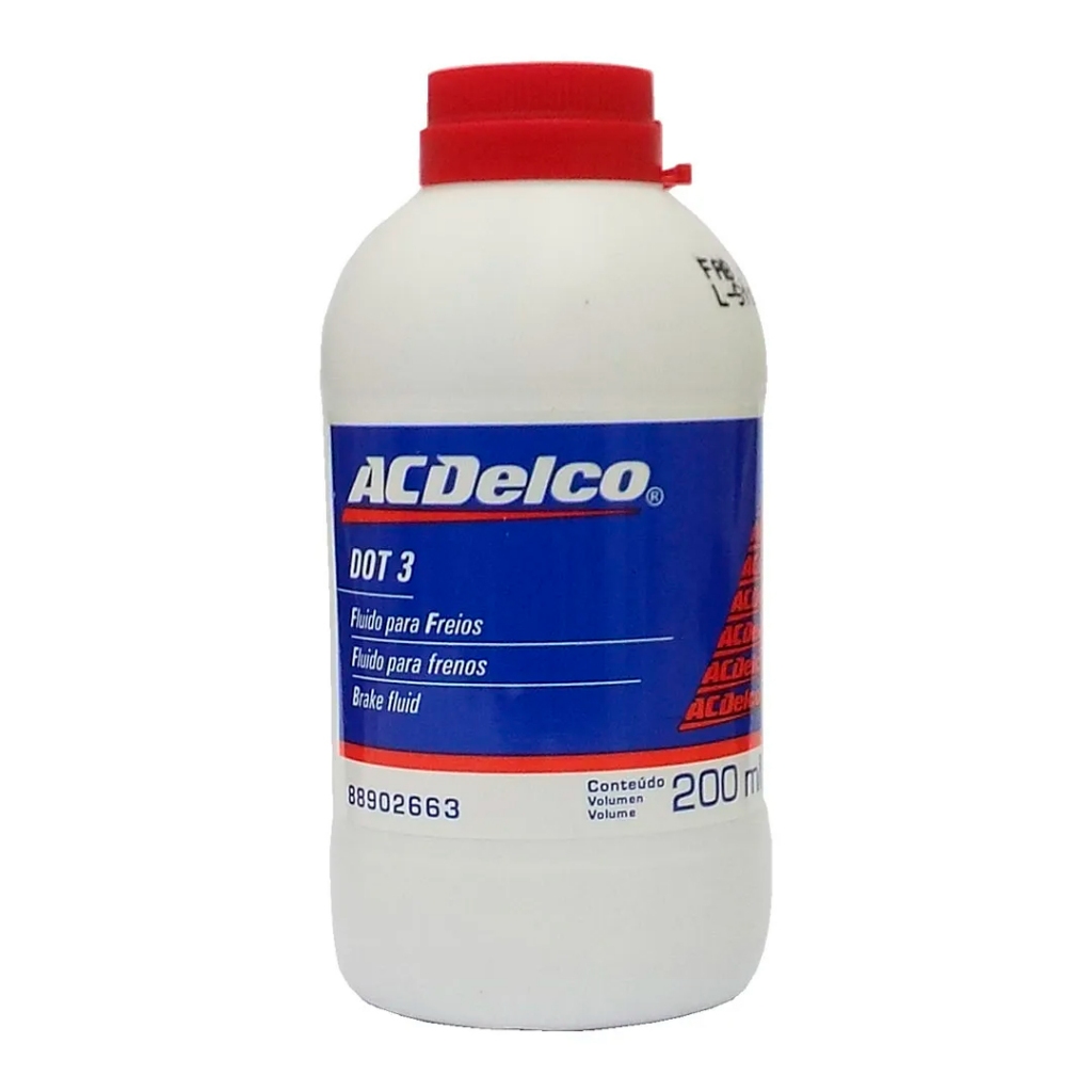 Fluido De Freio Dot3 200ml Acdelco 88902663