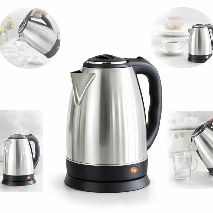 Chaleira Elétrica Jarra Café Chá Inox 110v