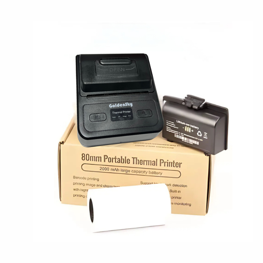 Mini Impressora Termica 58MM/80MM Milimetros Portatil Sem Fio Android PC usb em Oferta na Shopee