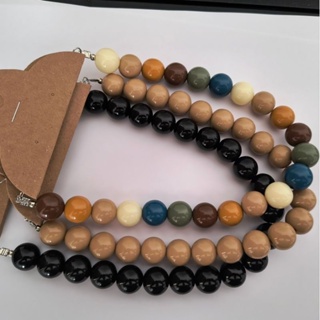 Kit 3 Colares De Contas Feminino Lindo Colares na Côr Terra em Oferta na Shopee