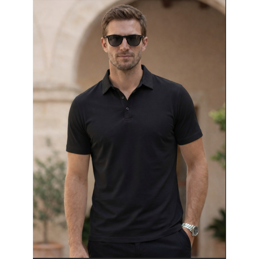 Camisa Polo Super Stretch - Elastano - Não Amassa em Oferta na Shopee
