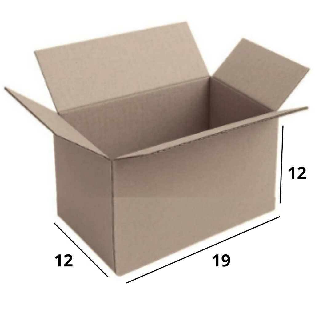 50 Caixas Papelão 19x12x12 G16 Reforçada P/ Itens Frágeis Envios Sedex E-commerce em Oferta na Shopee