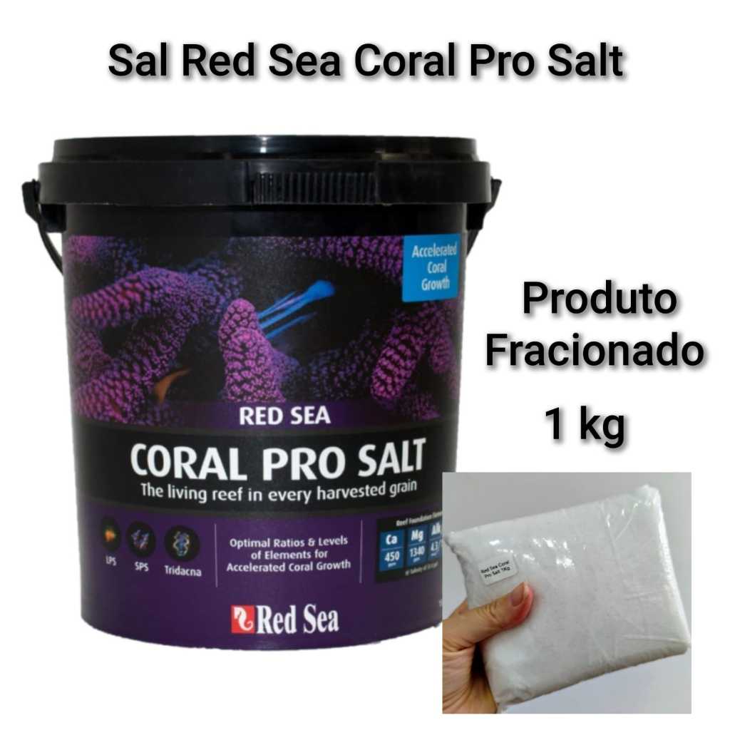 Sal Red Sea Coral Pro Salt fracionado para aquário marinho